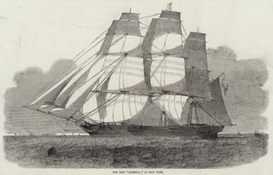 Het schip Oriental, van New York